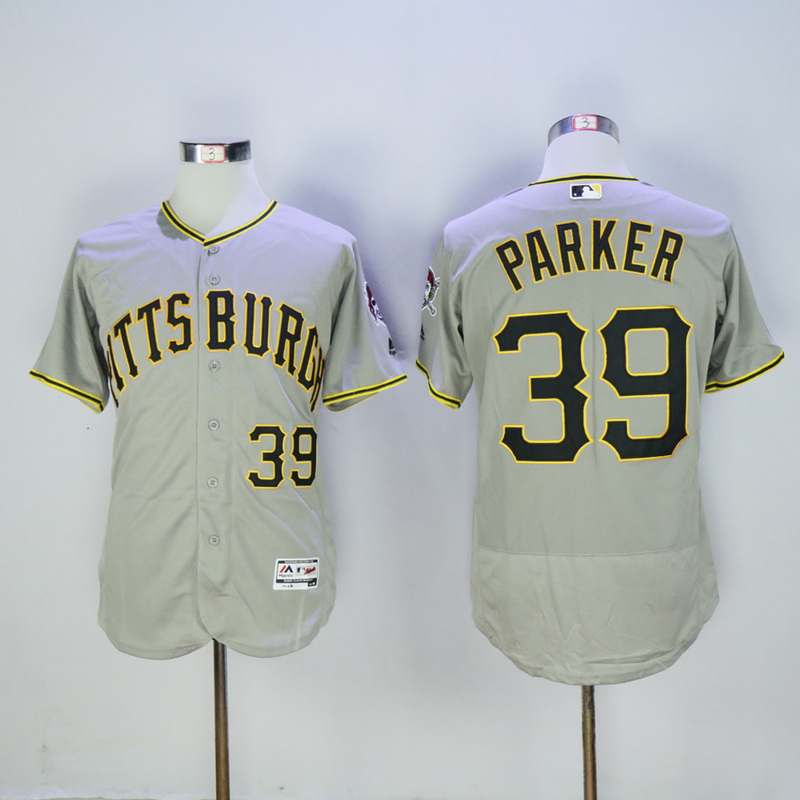 Men Pittsburgh Pirates #39 Parker Grey Elite MLB Jerseys
